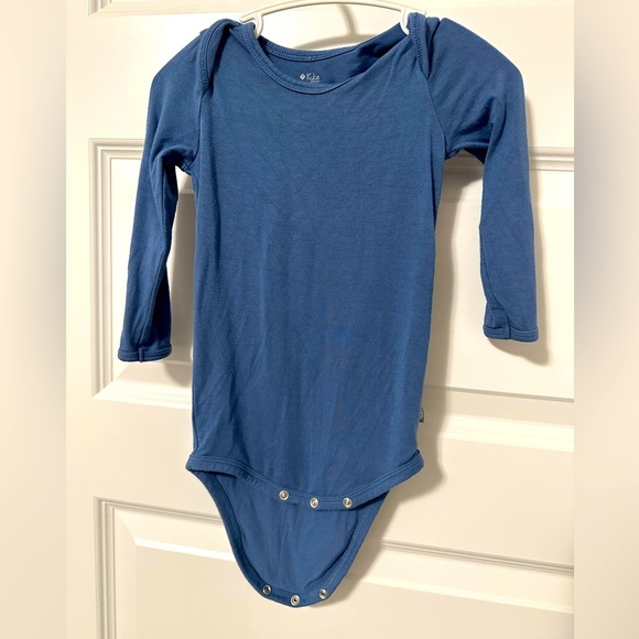 Kyte BABY Other - Kyte Baby Toddler Long Sleeve Bodysuit Steel Blue Size 18-24 months 100% bamboo
